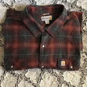 Men’s carharrt flannel 2XL